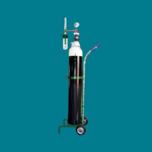 Linde Oxygen Cylinder Full Set